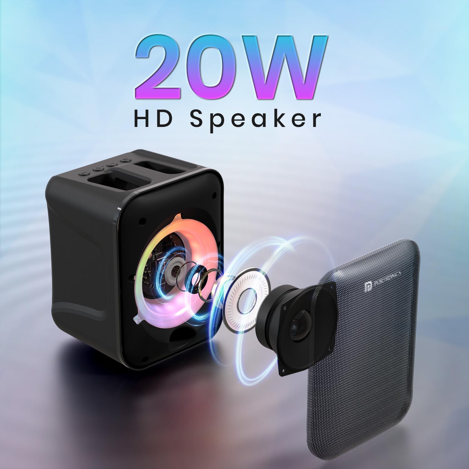 Portronics Apollo One 20W Wireless Bluetooth Portable Speaker